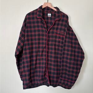 Polo Ralph Lauren Vintage Plaid Night Shirt Top L/XL, Flannel